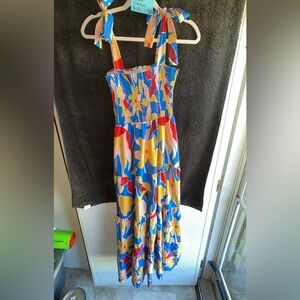 Colorful Floral Kids One Piece